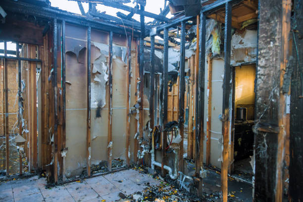 Professional Soot Cleanup technician working in Taylors Falls, MN